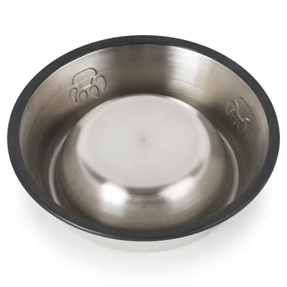 Stainless Steel Paw Shaped Dog Bowl