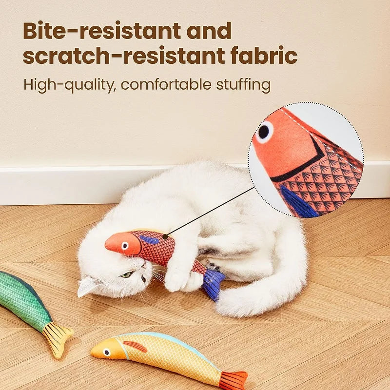 Interactive Catnip Fish Toy