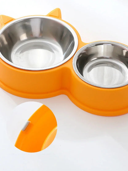 Stainless Steel Pet Bowl Set