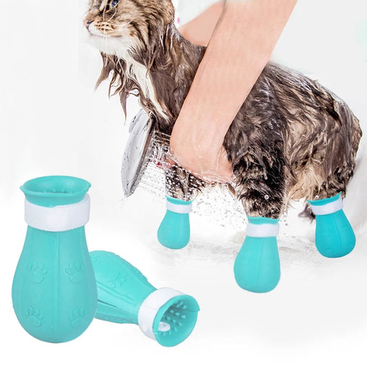 Adjustable Anti-Scratch Cat Shoes