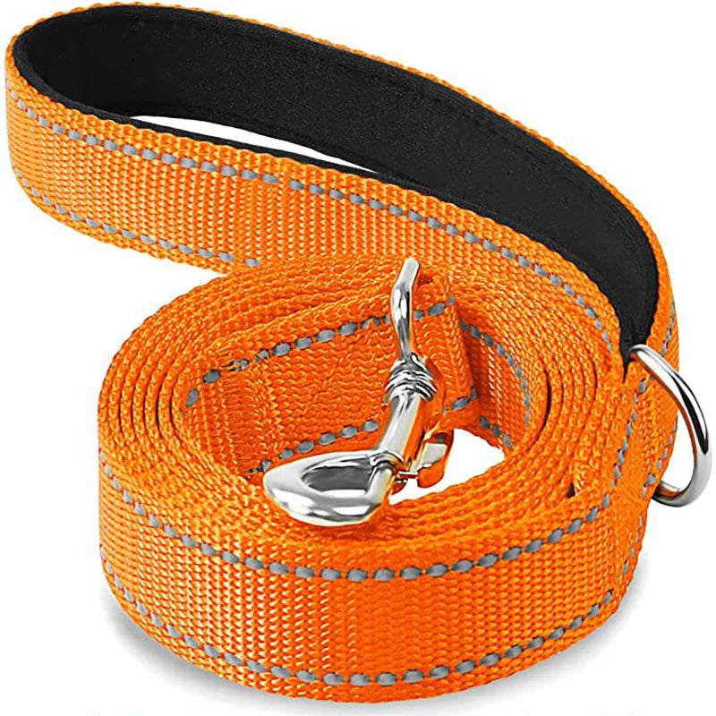 Reflective Dog Harness Collar Lead Strap Training Leash