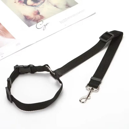 Adjustable Two-in-One Pet Car Seat Belt