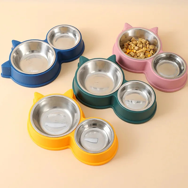 Stainless Steel Pet Bowl Set