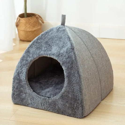 Triangle Cat Nest Warm Closed Pet House