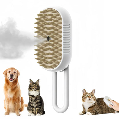 3-in-1 Electric Pet Brush for Grooming