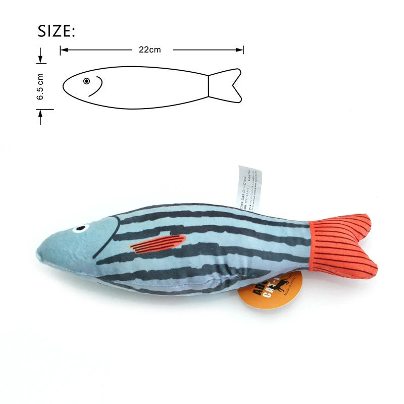 Interactive Catnip Fish Toy