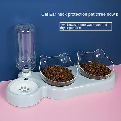 Elevated Cat Dog Bowl Feeder