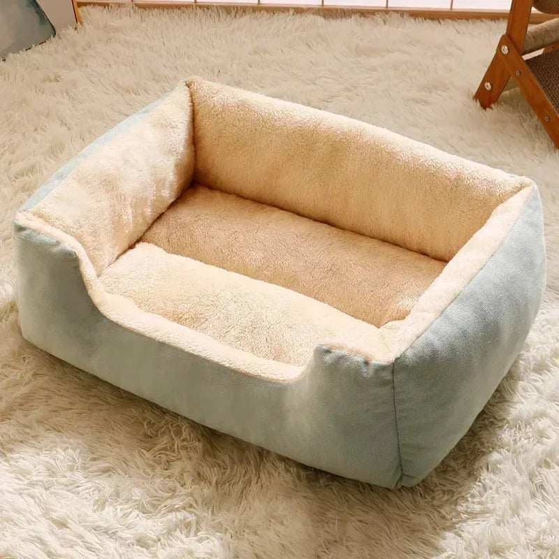 Cozy Plush Cat Bed for Pets