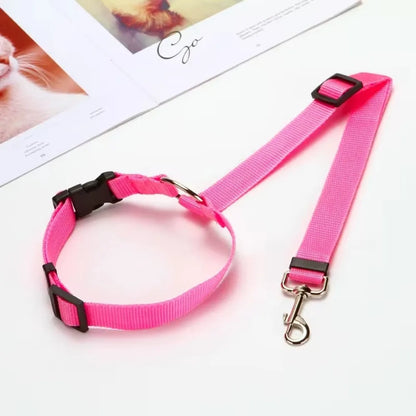 Adjustable Two-in-One Pet Car Seat Belt