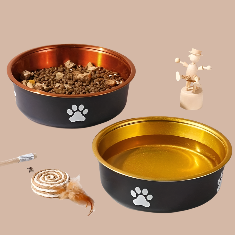 Durable Anti-Slip Stainless Steel Dog Bowls