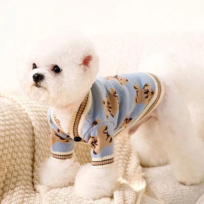 Luxury Striped Dog Sweater