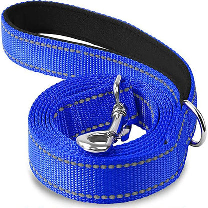 Reflective Dog Harness Collar Lead Strap Training Leash