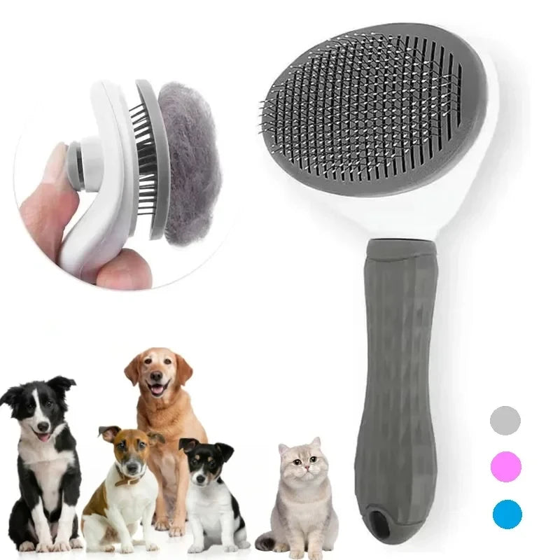 Self-Cleaning Pet Brush