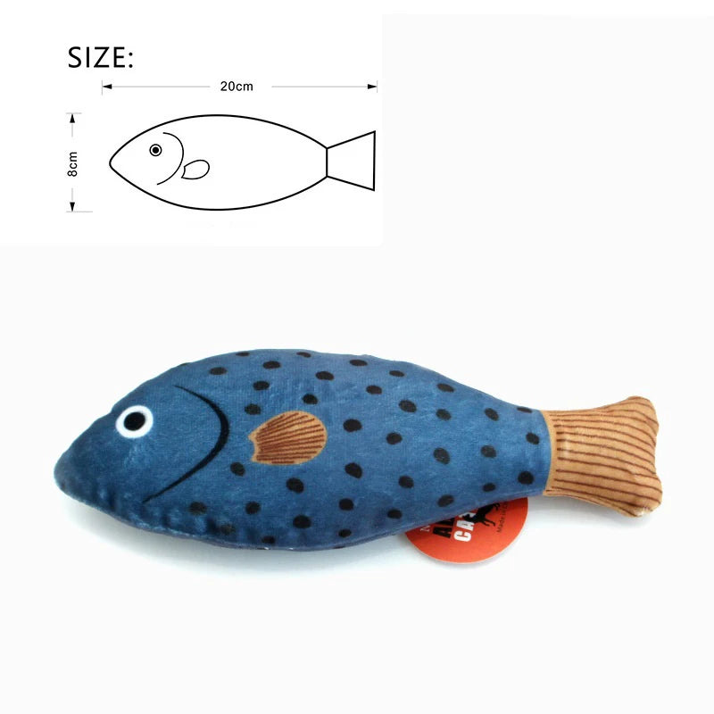 Interactive Catnip Fish Toy