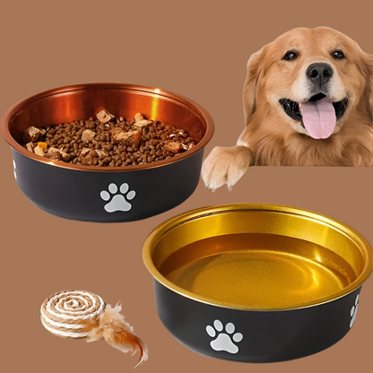 Durable Anti-Slip Stainless Steel Dog Bowls