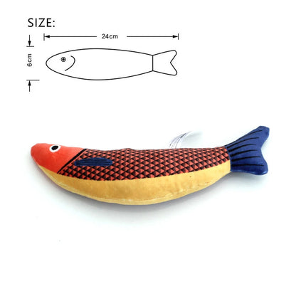 Interactive Catnip Fish Toy