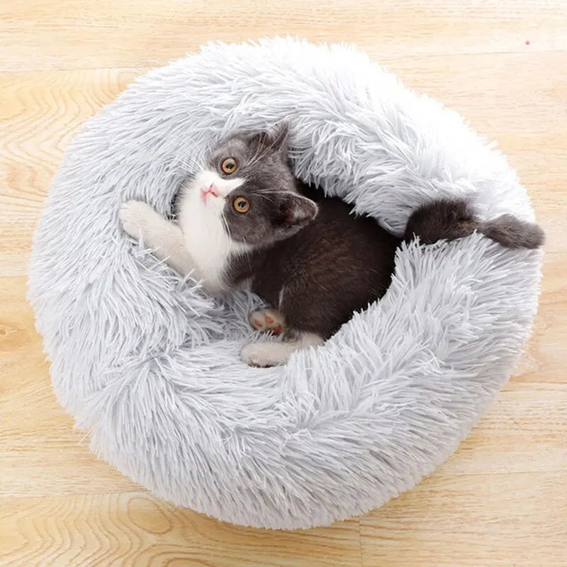 Super Soft Plush Cat Bed