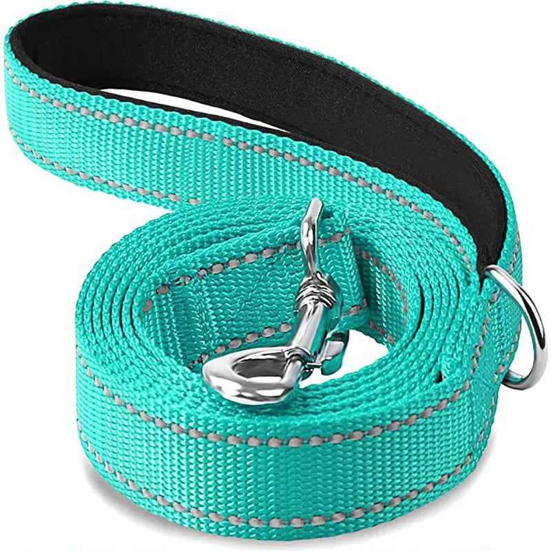 Reflective Dog Harness Collar Lead Strap Training Leash