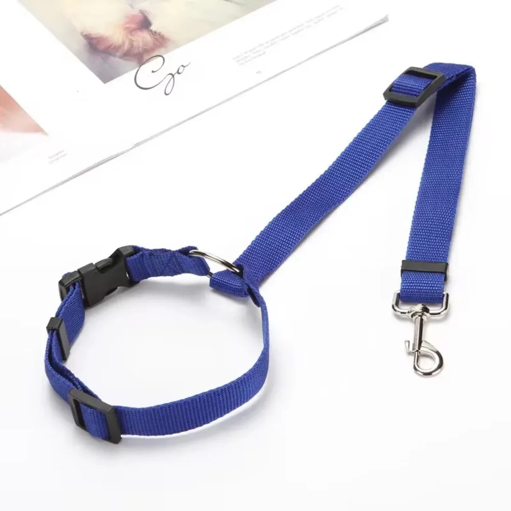 Adjustable Two-in-One Pet Car Seat Belt