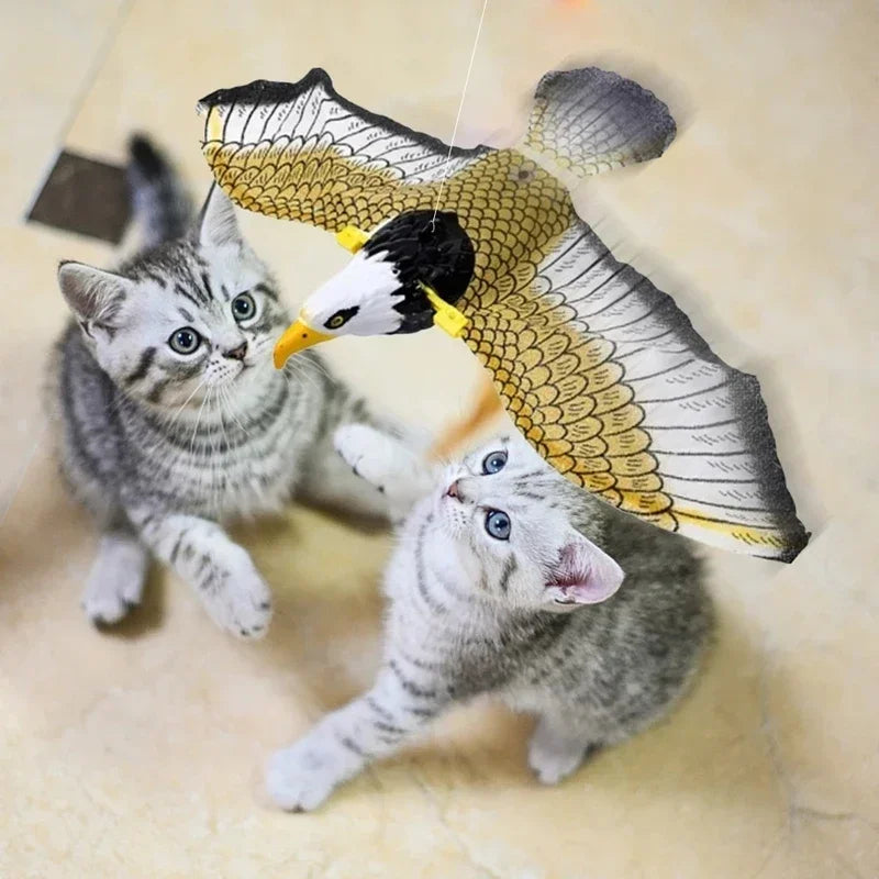 Interactive Electric Flying Bird Cat Toy