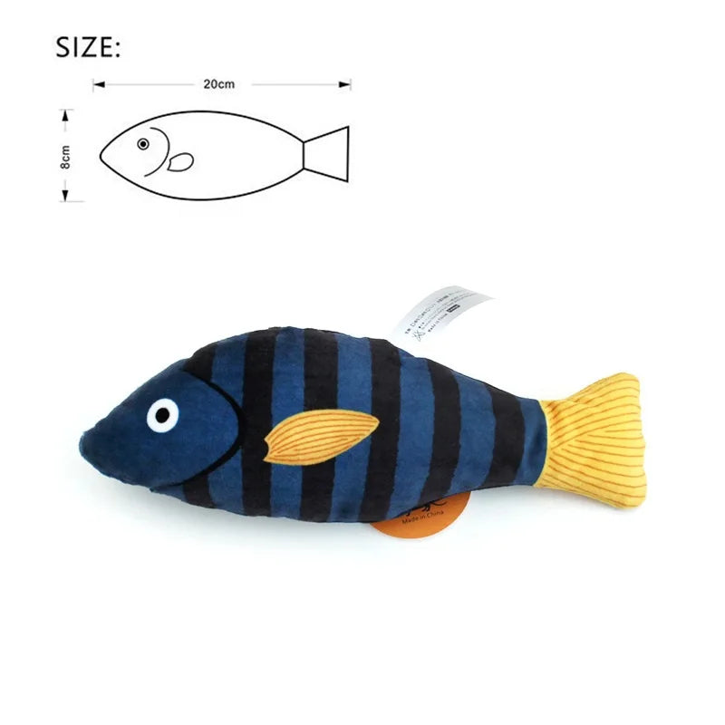 Interactive Catnip Fish Toy