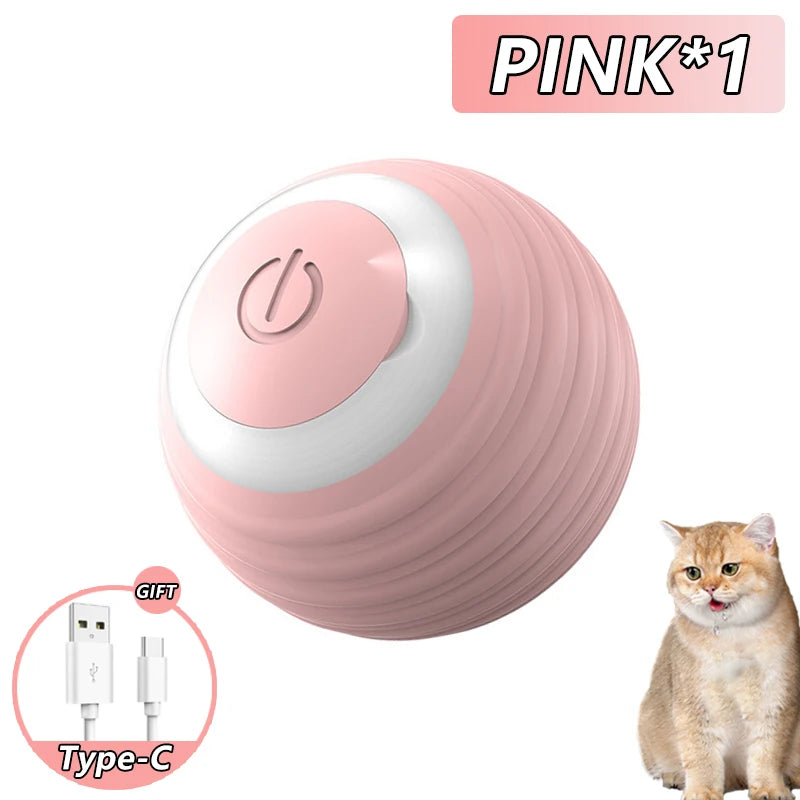 Interactive Rolling Cat Ball Toy