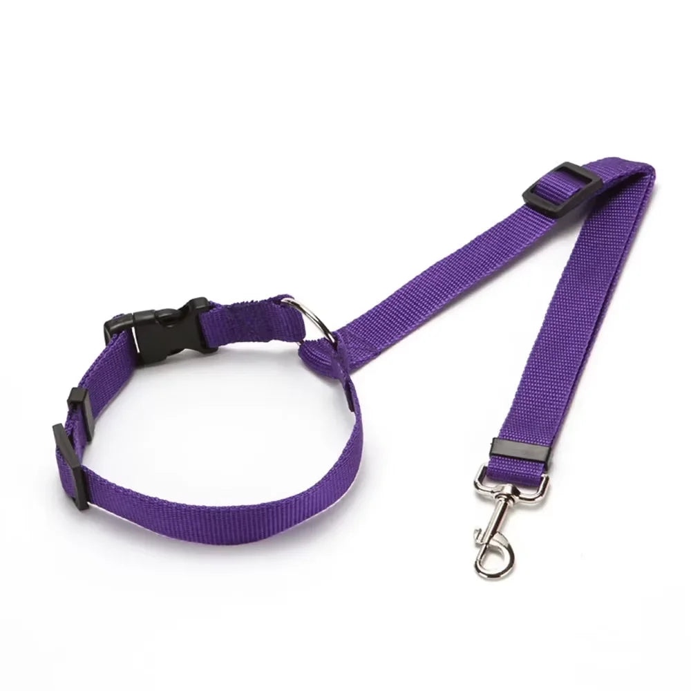 Adjustable Two-in-One Pet Car Seat Belt