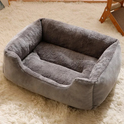 Cozy Plush Cat Bed for Pets