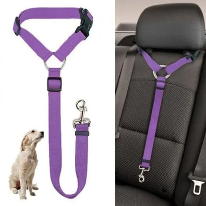 Adjustable Two-in-One Pet Car Seat Belt