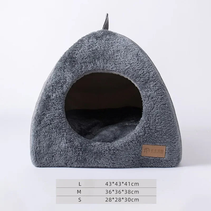 Triangle Cat Nest Warm Closed Pet House