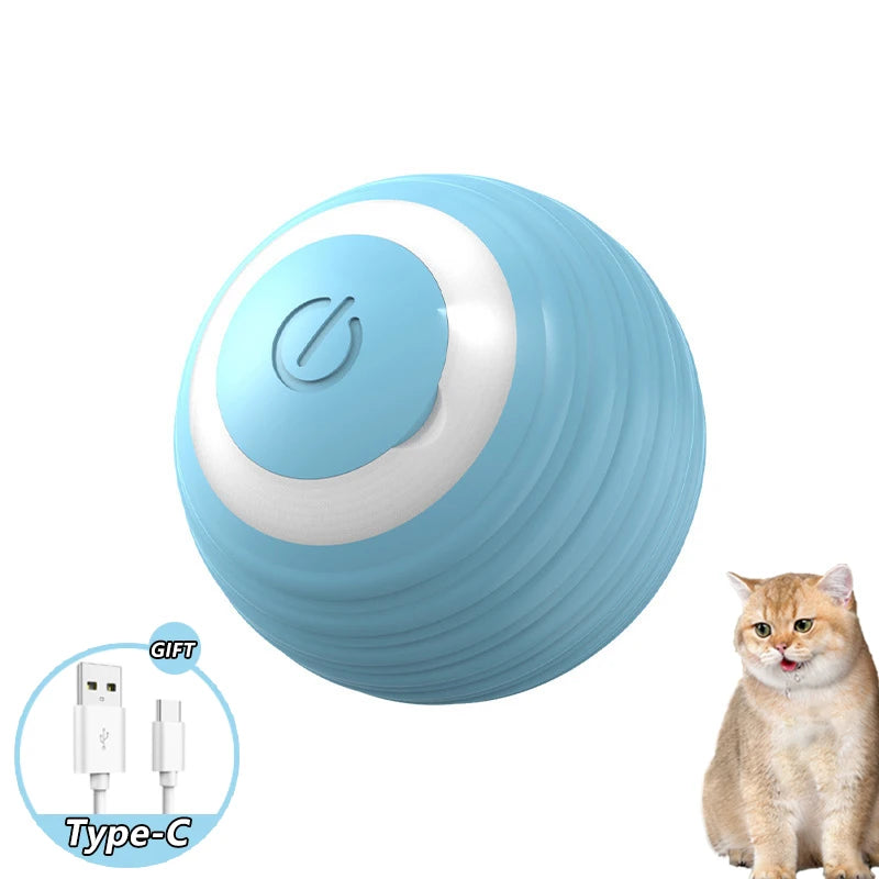 Interactive Rolling Cat Ball Toy