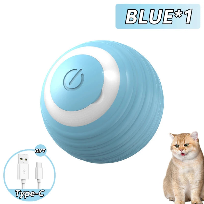 Interactive Rolling Cat Ball Toy