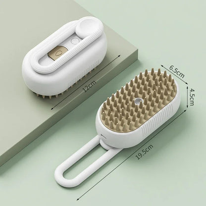 Electric 3-in-1 Steamed Dog Brush