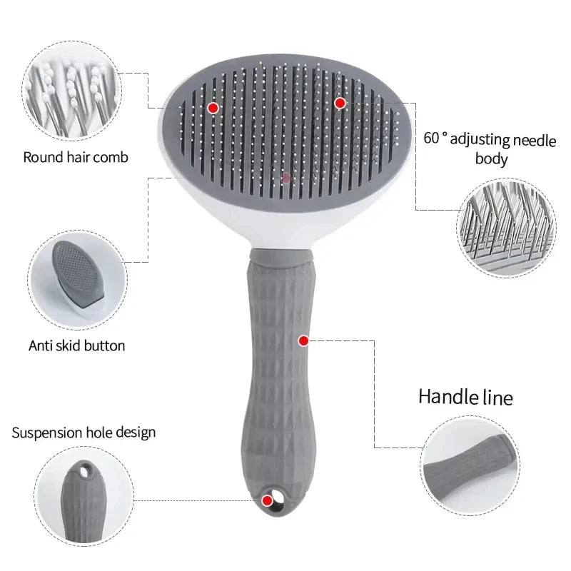 Self-Cleaning Pet Brush